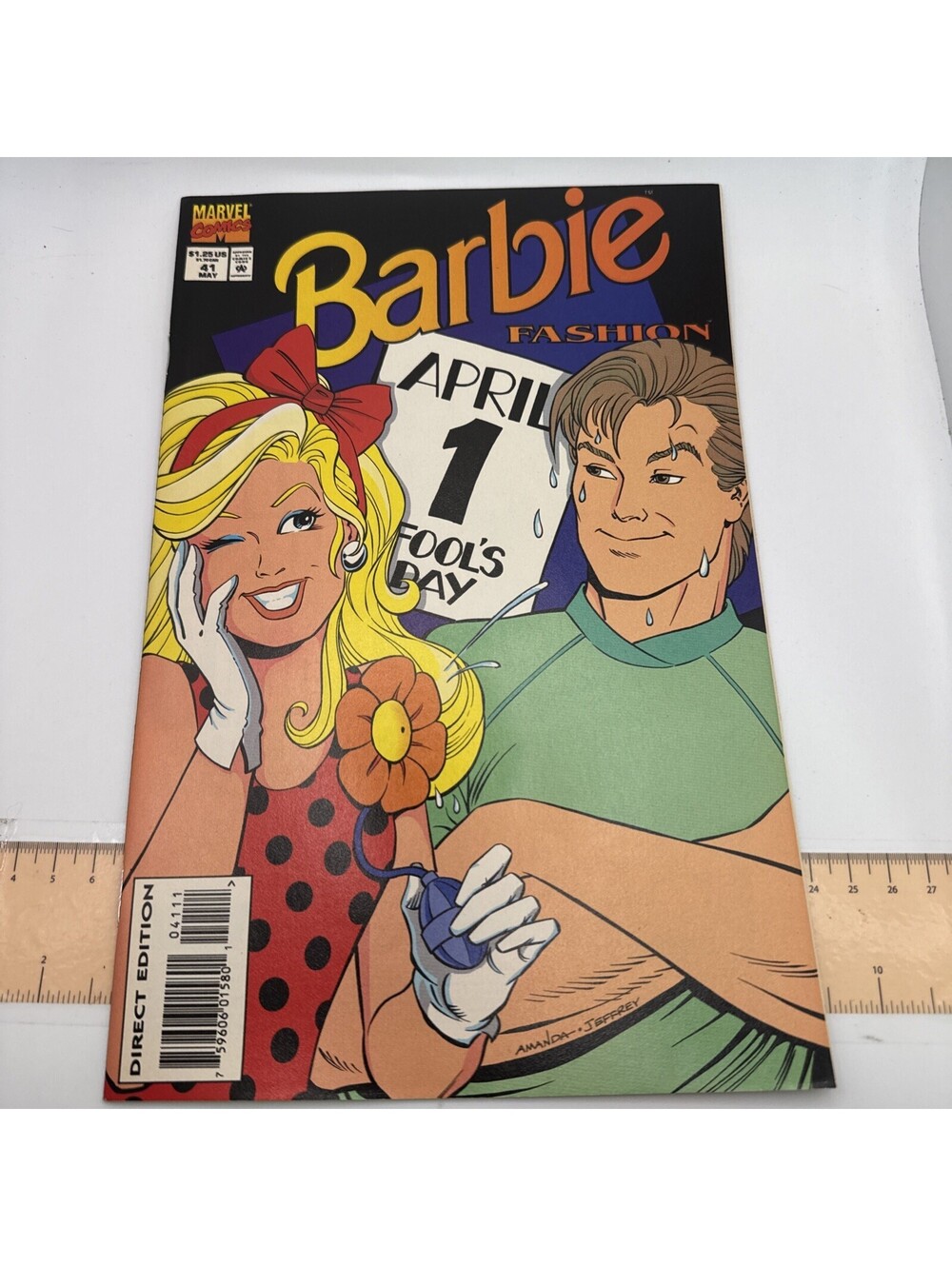 Barbie Fashion Comic #41 Ken Barbie April Fools Day Marvel